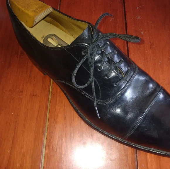 Church's Men Black Captoe Oxford 11.5 (08)